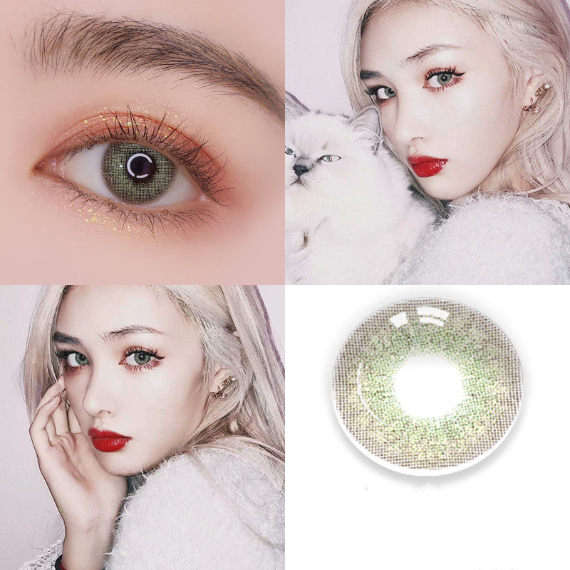 2 pieces of Russian girl blue color contacts