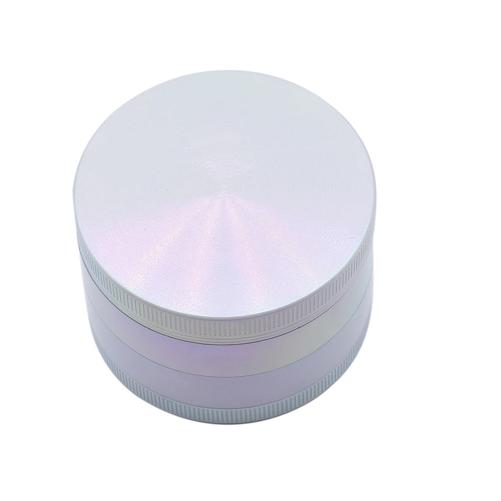 50/63MM Dry Herb Grinder 4-layer Iridescent Tobacco Grinder Spice Miller Crusher Zinc Alloy Smoke Accessories Nano Paint Surface