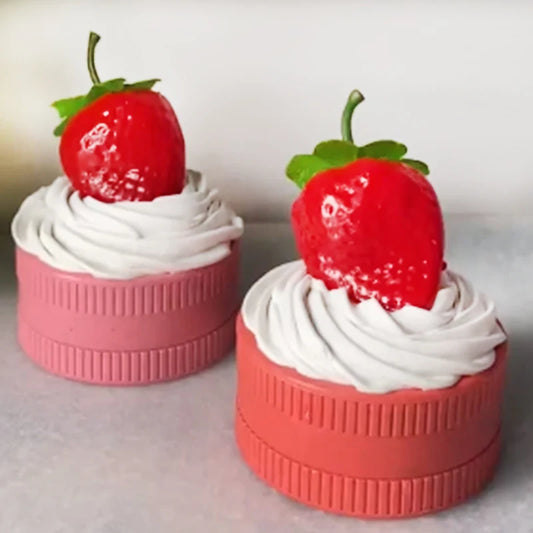55MM Grinder 2-Layers Cupcake Tobacco Herb Grinder