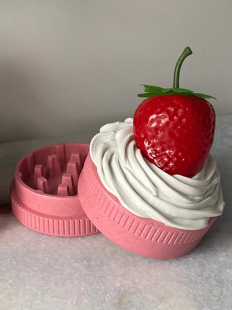 55MM Grinder 2-Layers Cupcake Tobacco Herb Grinder