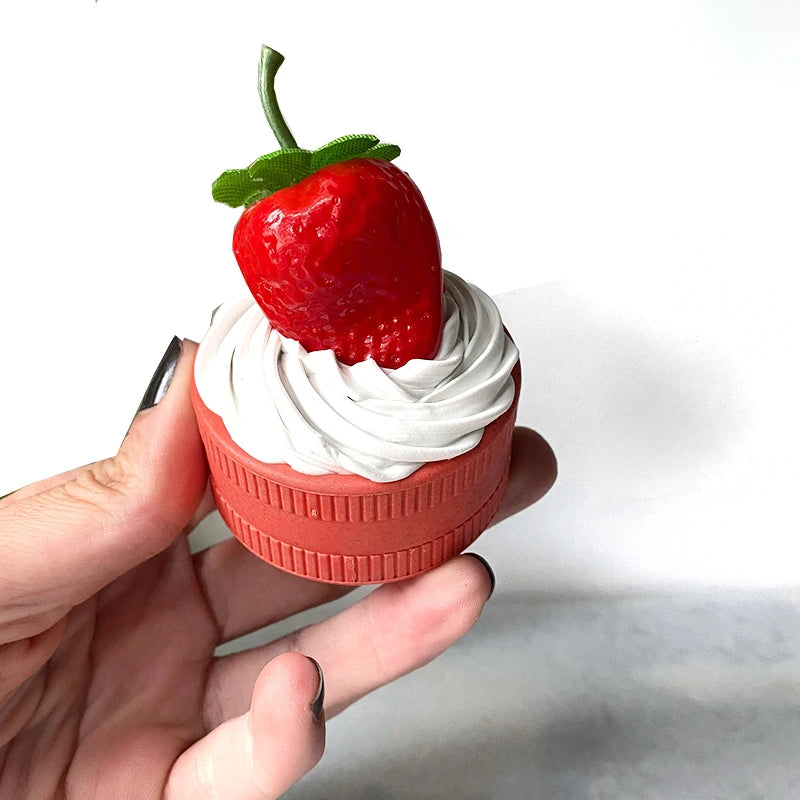 55MM Grinder 2-Layers Cupcake Tobacco Herb Grinder