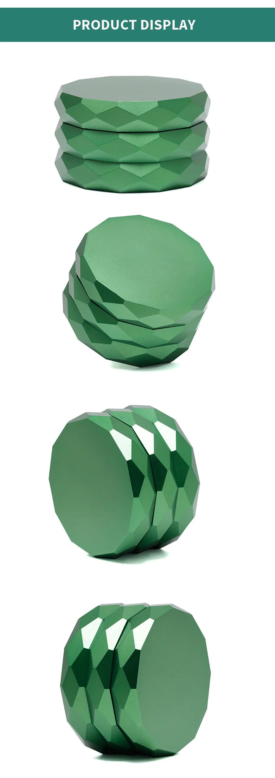 63mm Al Alloy Spice Grinders 4-parts Herb Mills Durable Herb-medicine Crusher Smoking Accessories for Smoker Holiday Gifts