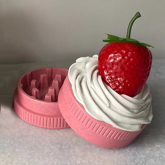 55MM Grinder 2-Layers Cupcake Tobacco Herb Grinder